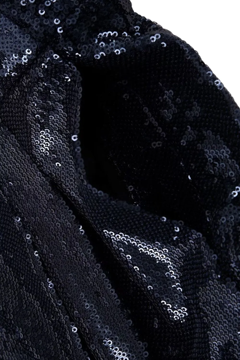 'Hannah' Sequined Lapel Blazer & Pants (Sold Separately)