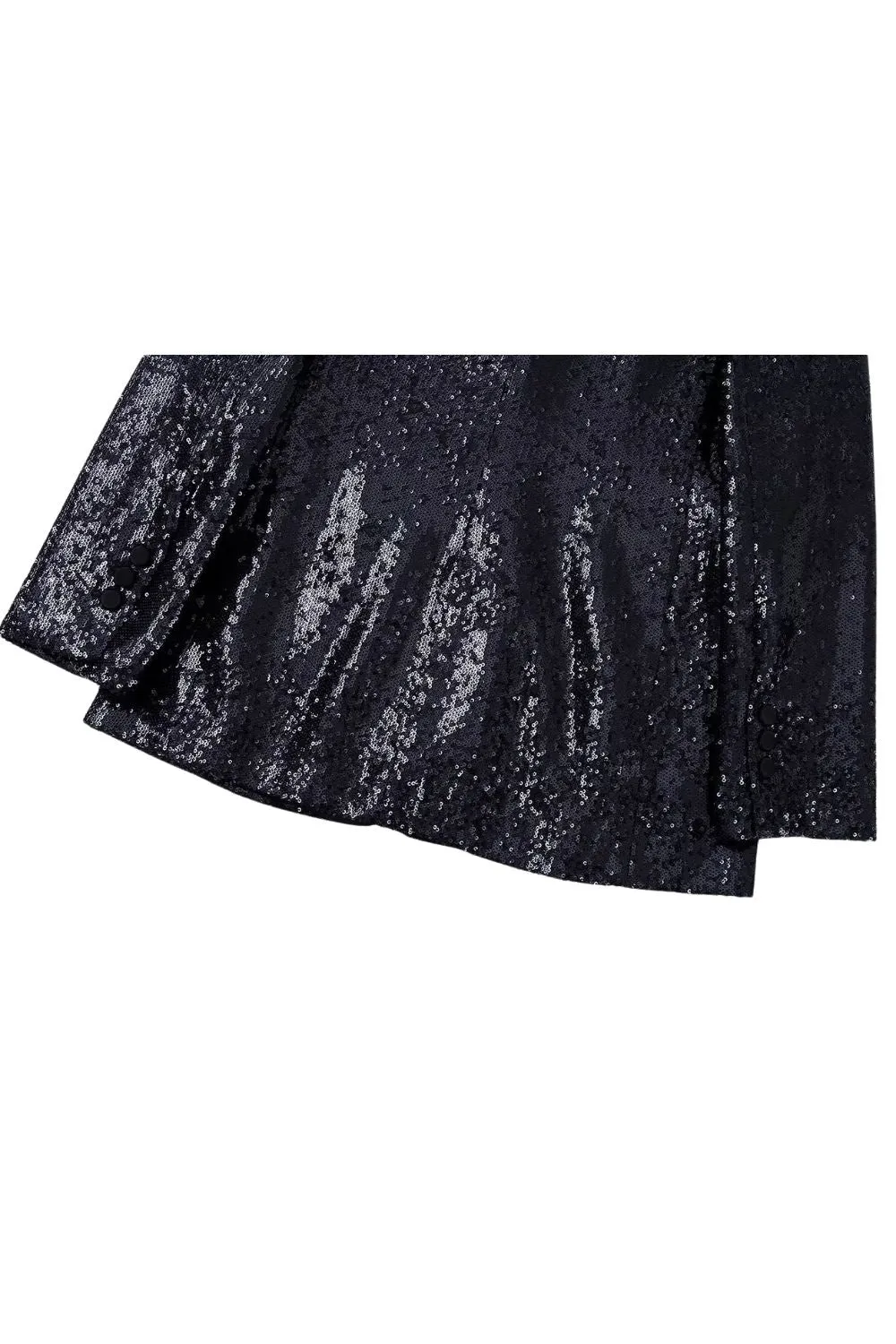 'Hannah' Sequined Lapel Blazer & Pants (Sold Separately)