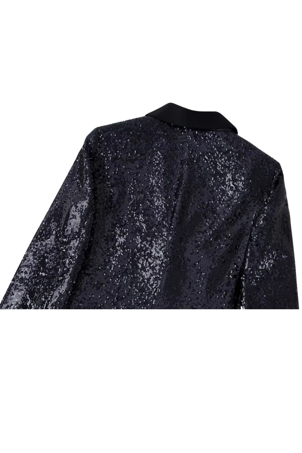 'Hannah' Sequined Lapel Blazer & Pants (Sold Separately)