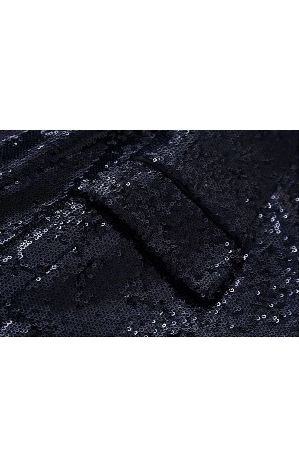 'Hannah' Sequined Lapel Blazer & Pants (Sold Separately)