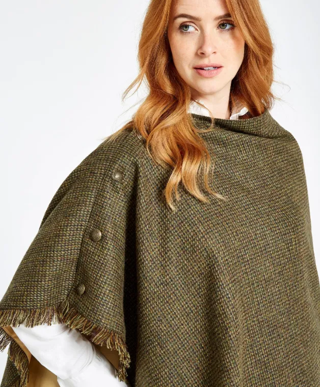 Hazelwood Tweed Poncho