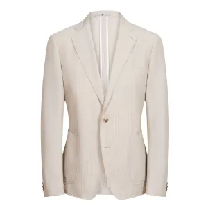 HENRY SARTORIAL Summer Seersucker Blazer BEIGE