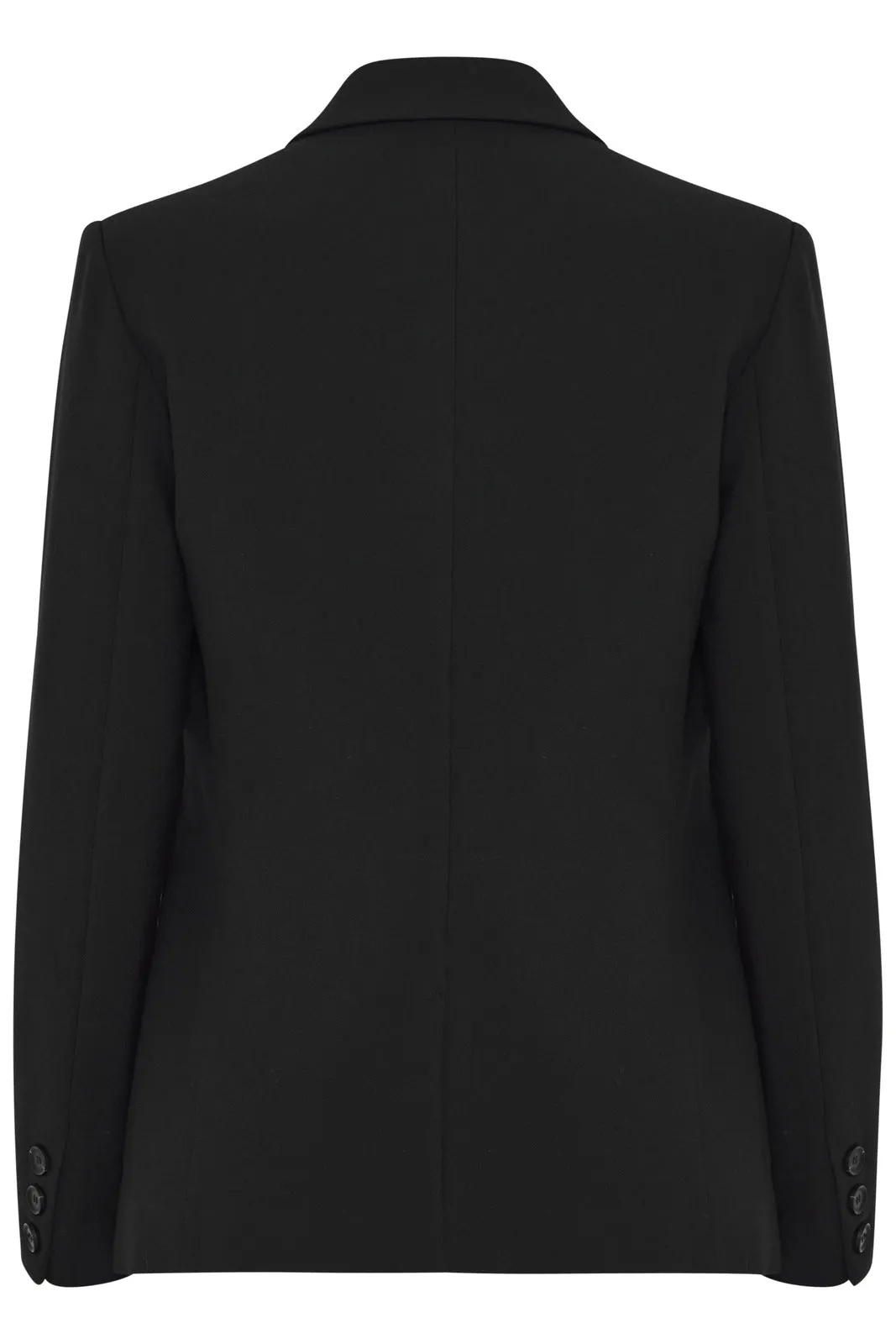 Hip Length Blazer - Black