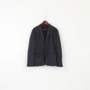 Hugo Boss Men 52 42 Blazer Navy Wool Arid Single Breasted Sport Jacket