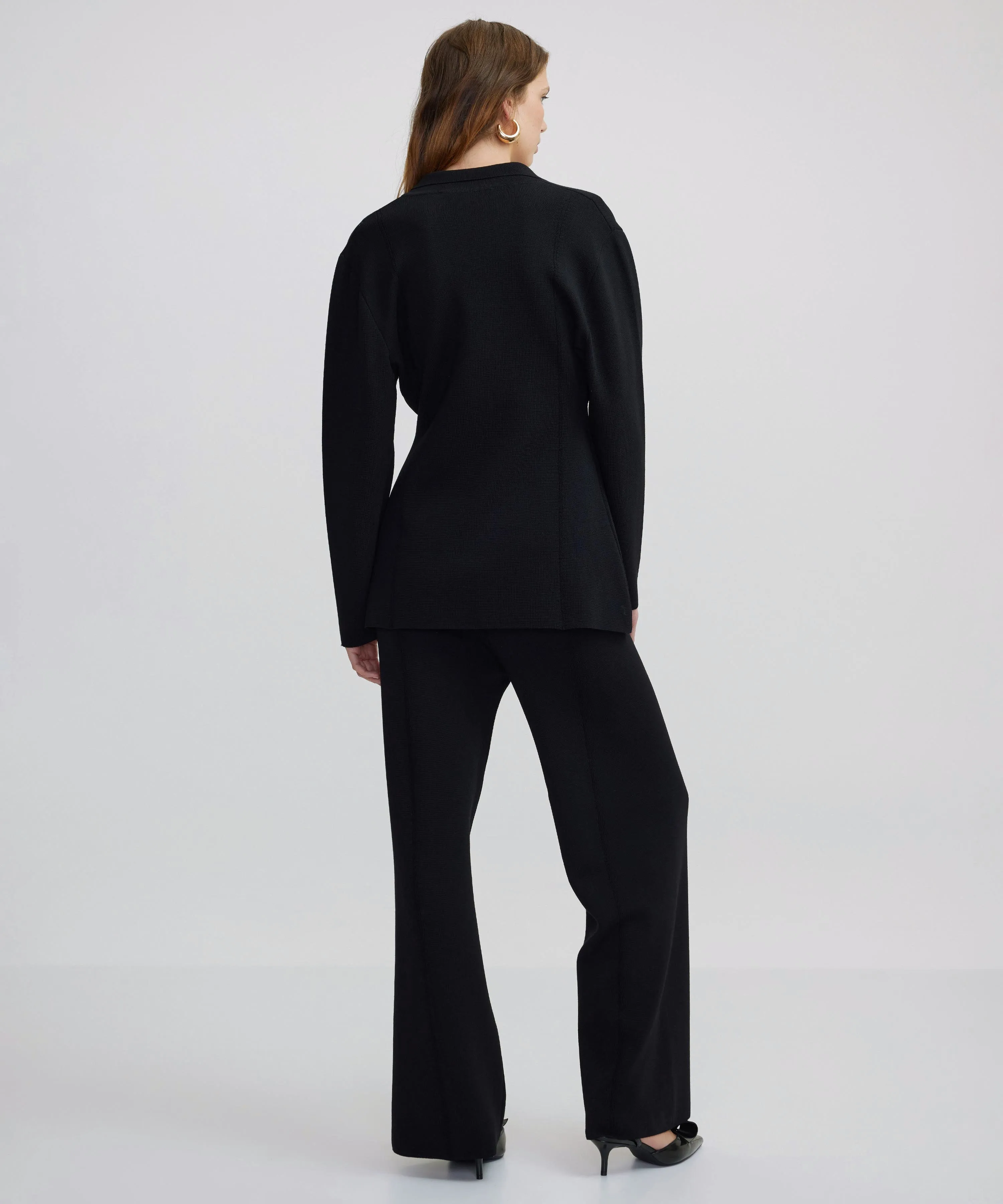 Ipekyol Buttoned Knit Blazer Black