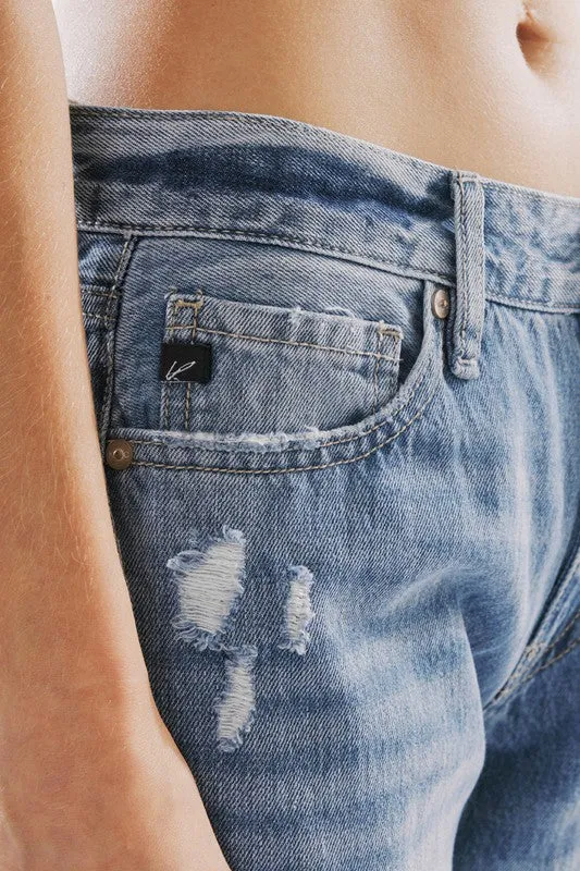 Jeans - "KanCan" Mid Rise Classic Boyfriend