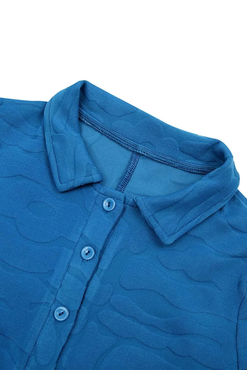 JH801 Collar Button Rompers