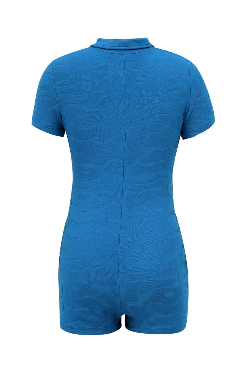 JH801 Collar Button Rompers