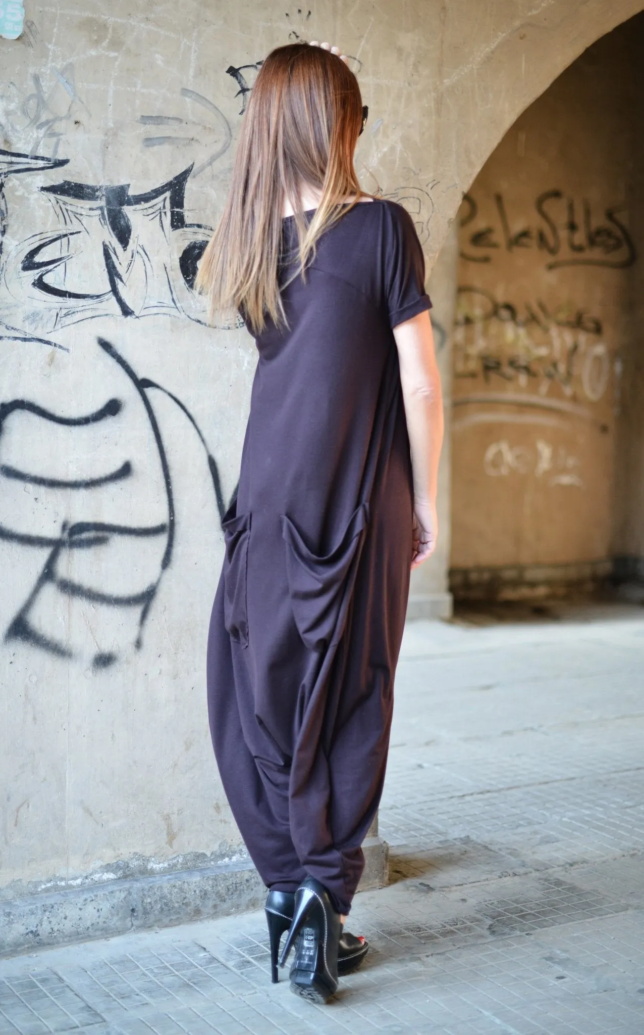 JORDAN Yellow Harem Jumpsuit