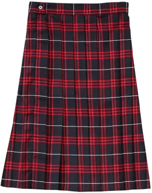 Juniors Navy / Red Plaid Pleated Skirt SV9098JL-J1  French Toast Uniforms <br> Sizes 3 - 13