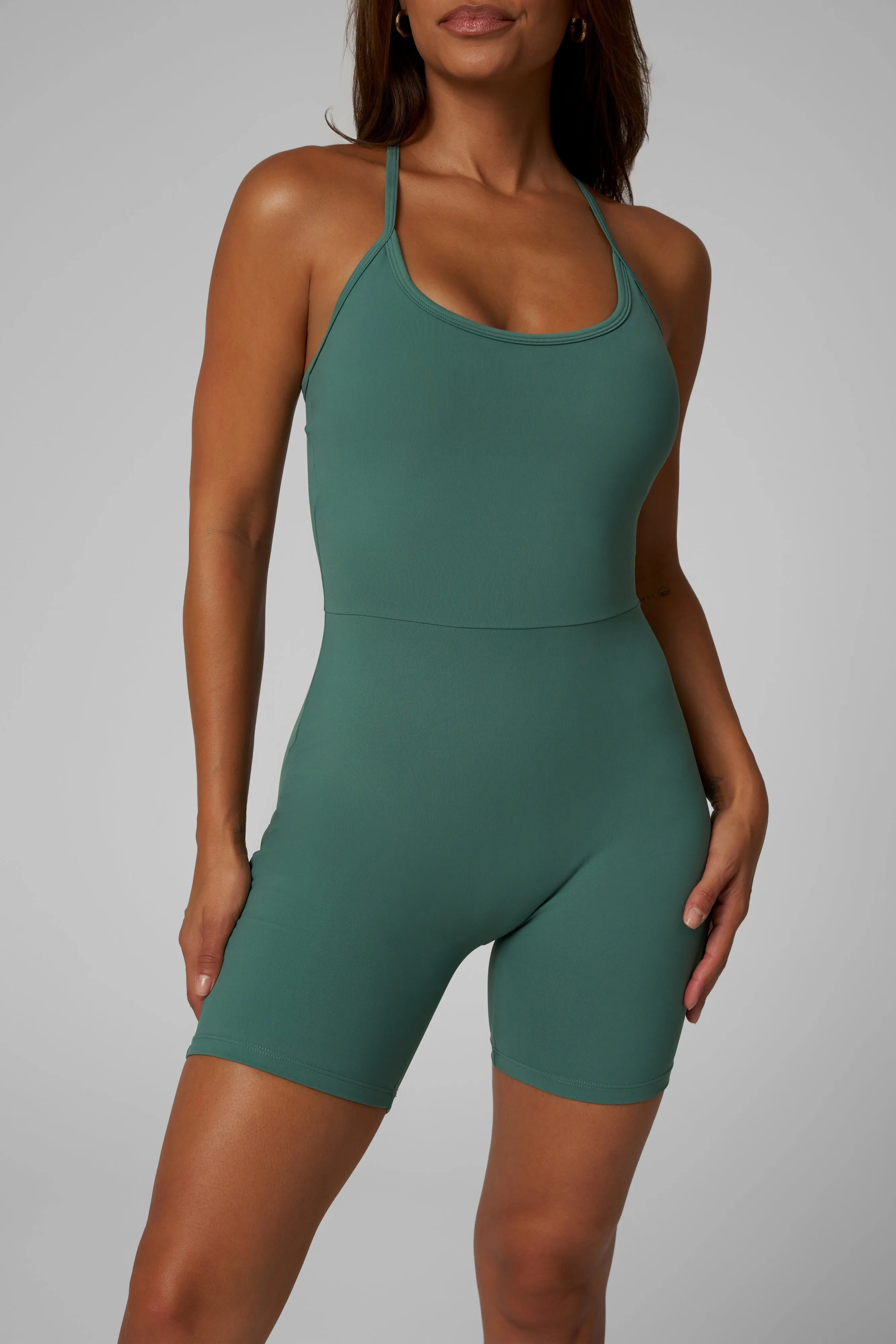 Juniper Scoop Biker Jumpsuit