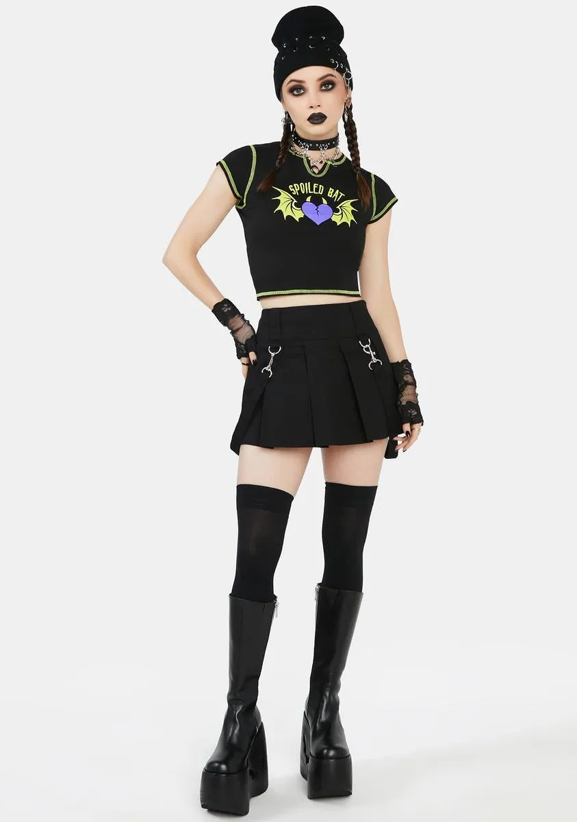 Just Hangin' Pleated Skirt