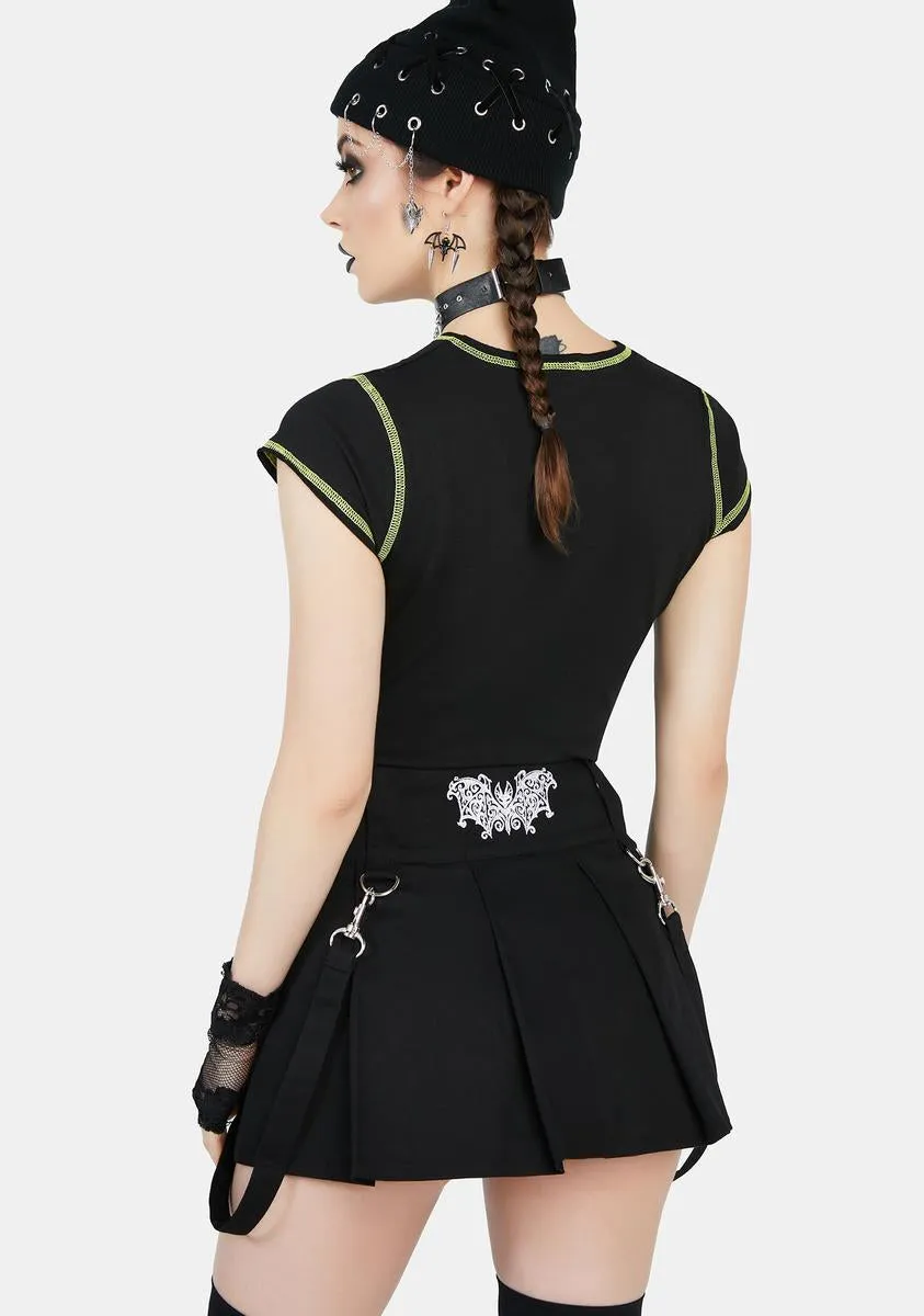 Just Hangin' Pleated Skirt