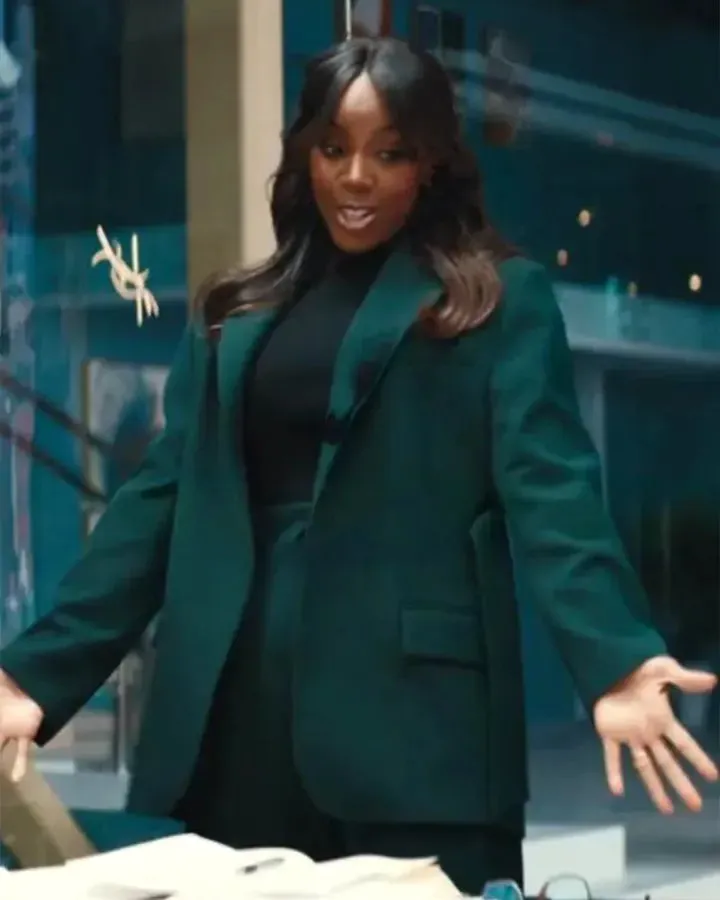 Kelly Rowland Green Blazer