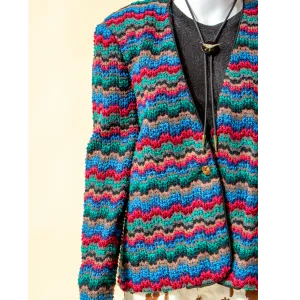 Knit Structured Vintage Blazer