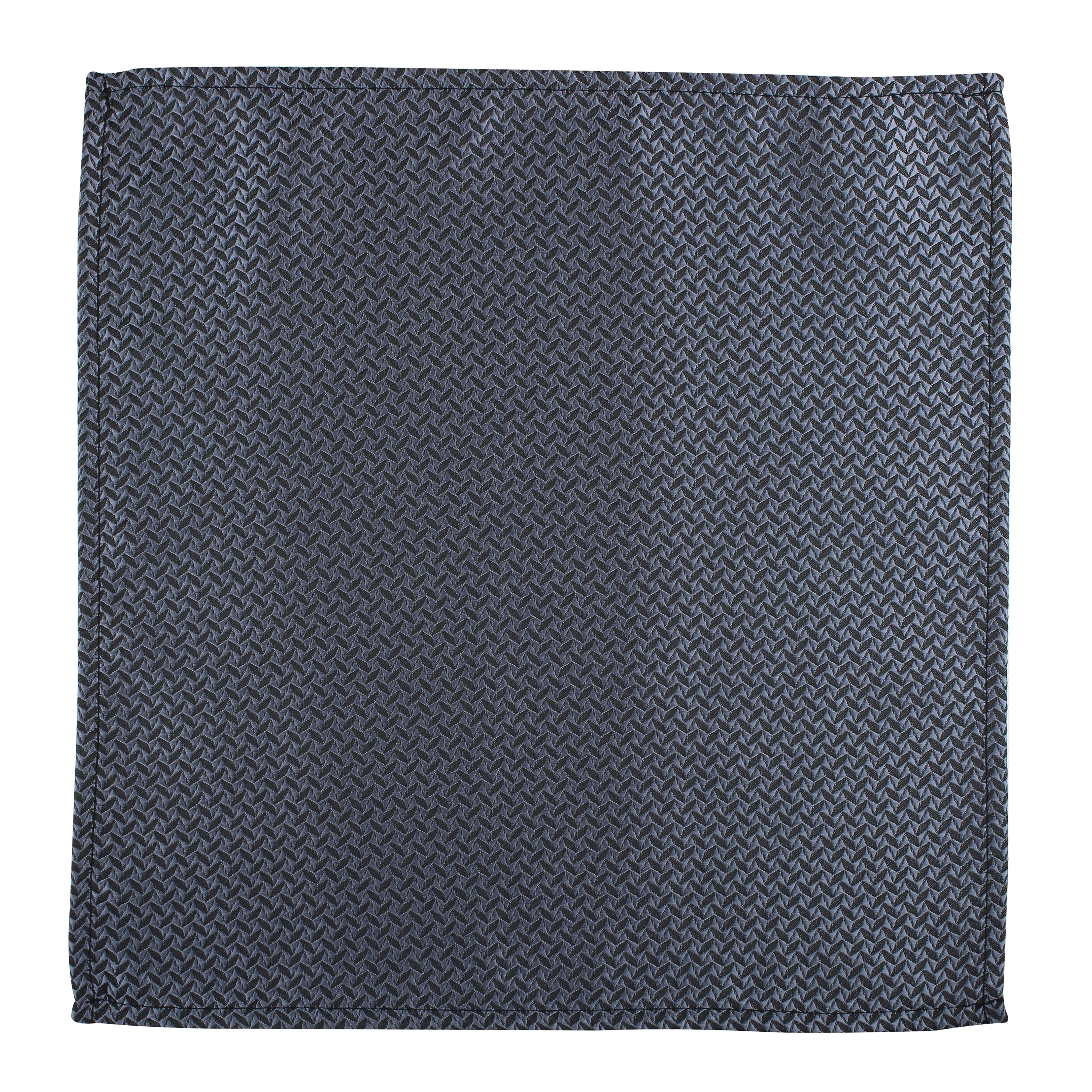 Kovove Black and Grey Abstract Pocket Square For Men