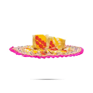 Krishnar Dress - 7.5 Inches | Gol Poshak for Deity/ Assorted Colour