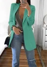 Lapel Slim Cardigan Temperament Blazer