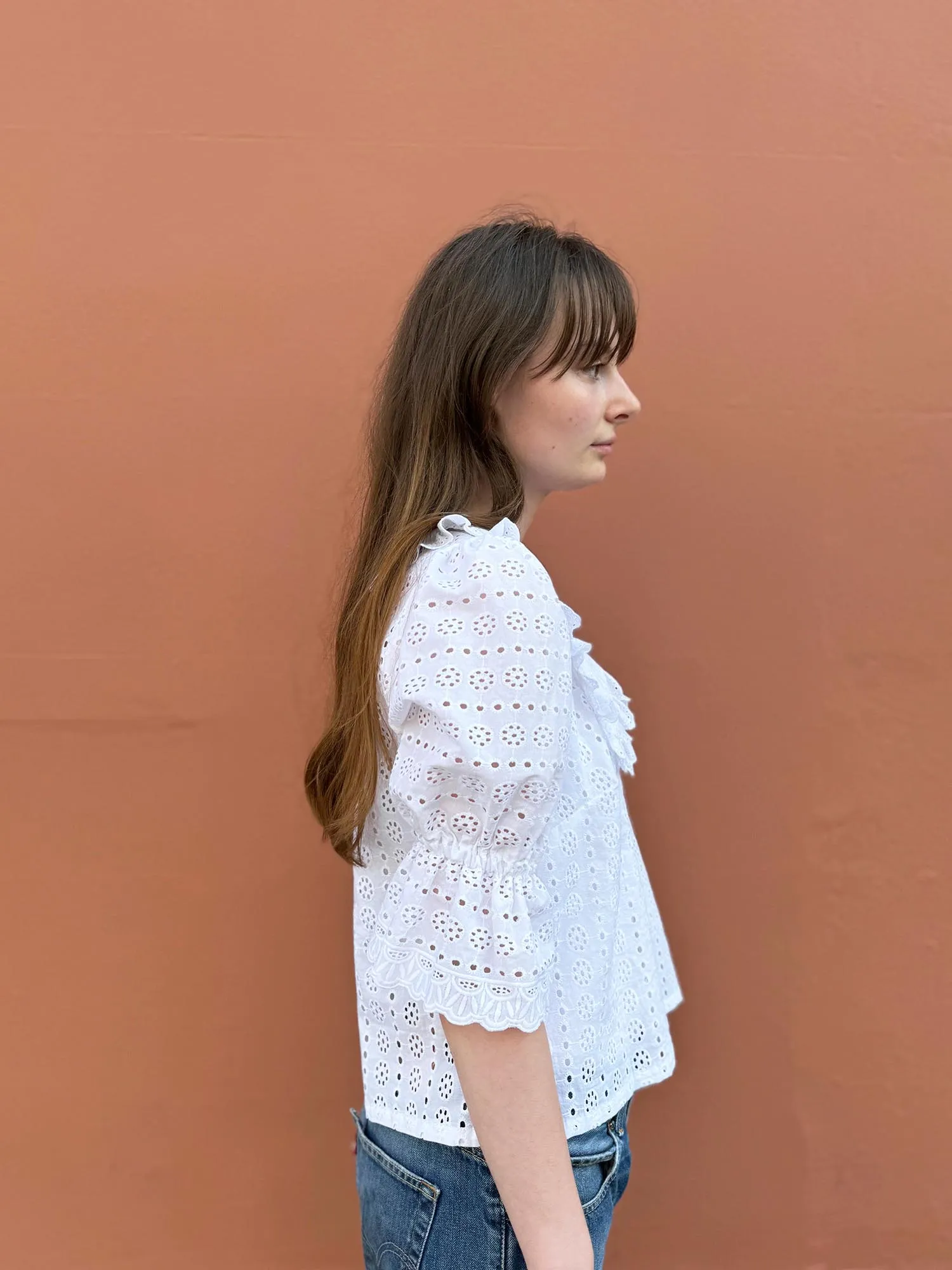 Large Collar Luna Blouse