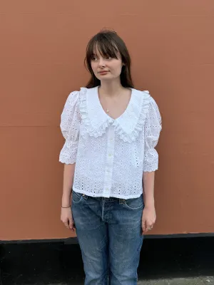 Large Collar Luna Blouse