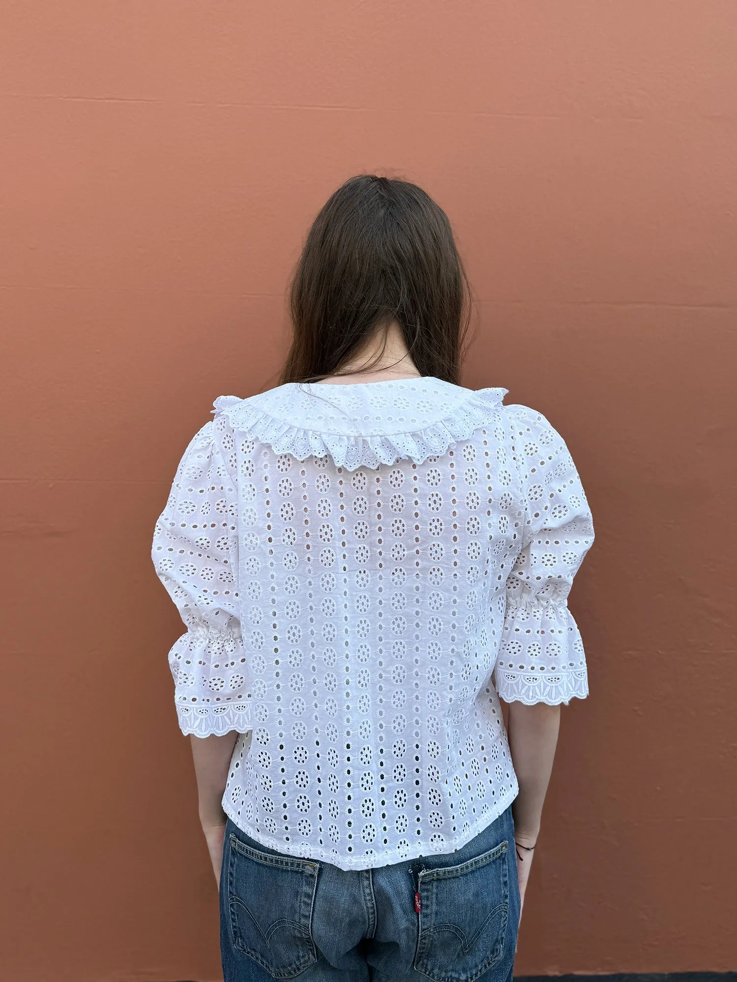 Large Collar Luna Blouse