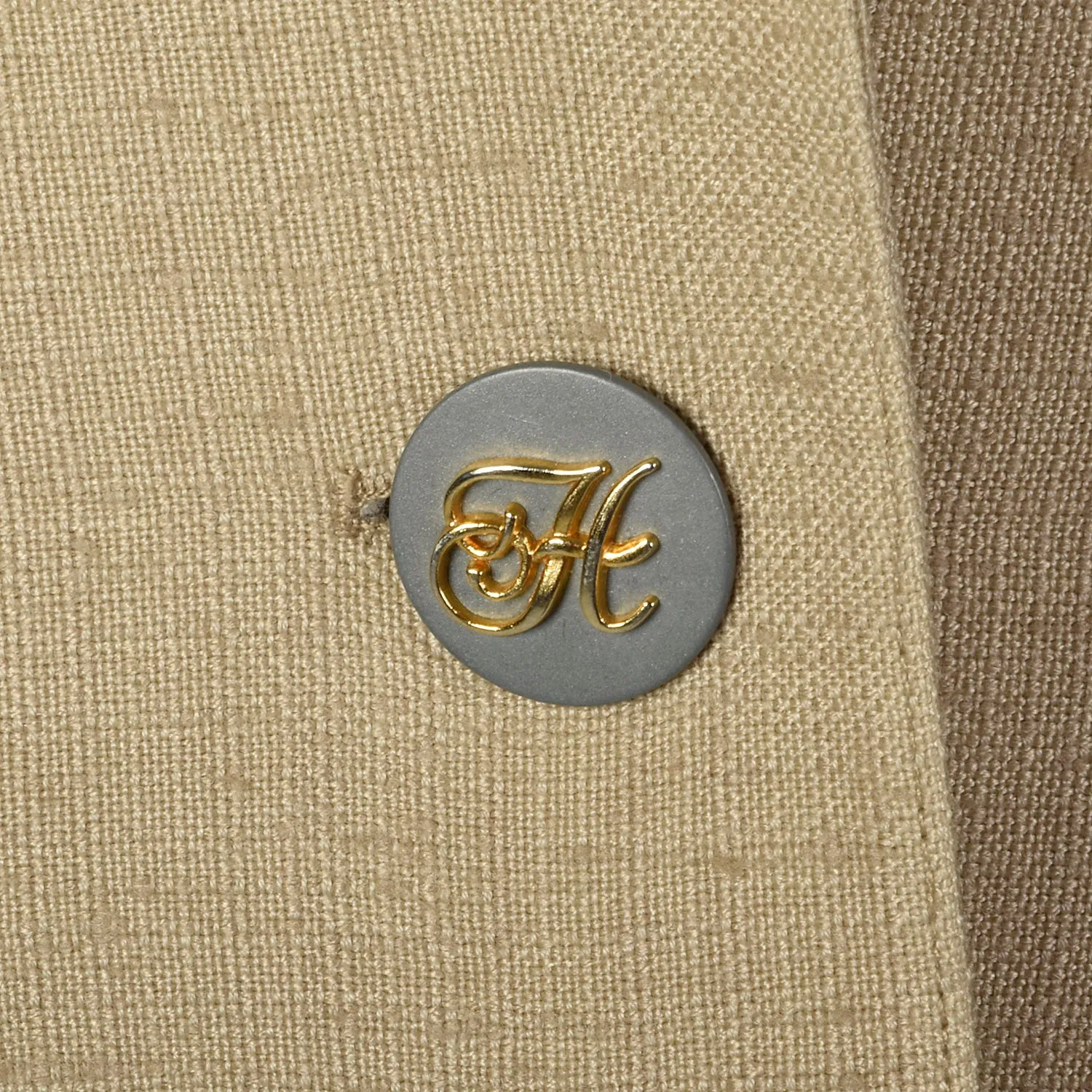 Large Hermés 1970s Tan Blazer