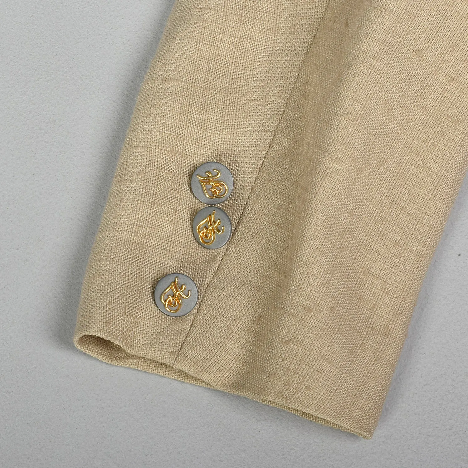 Large Hermés 1970s Tan Blazer