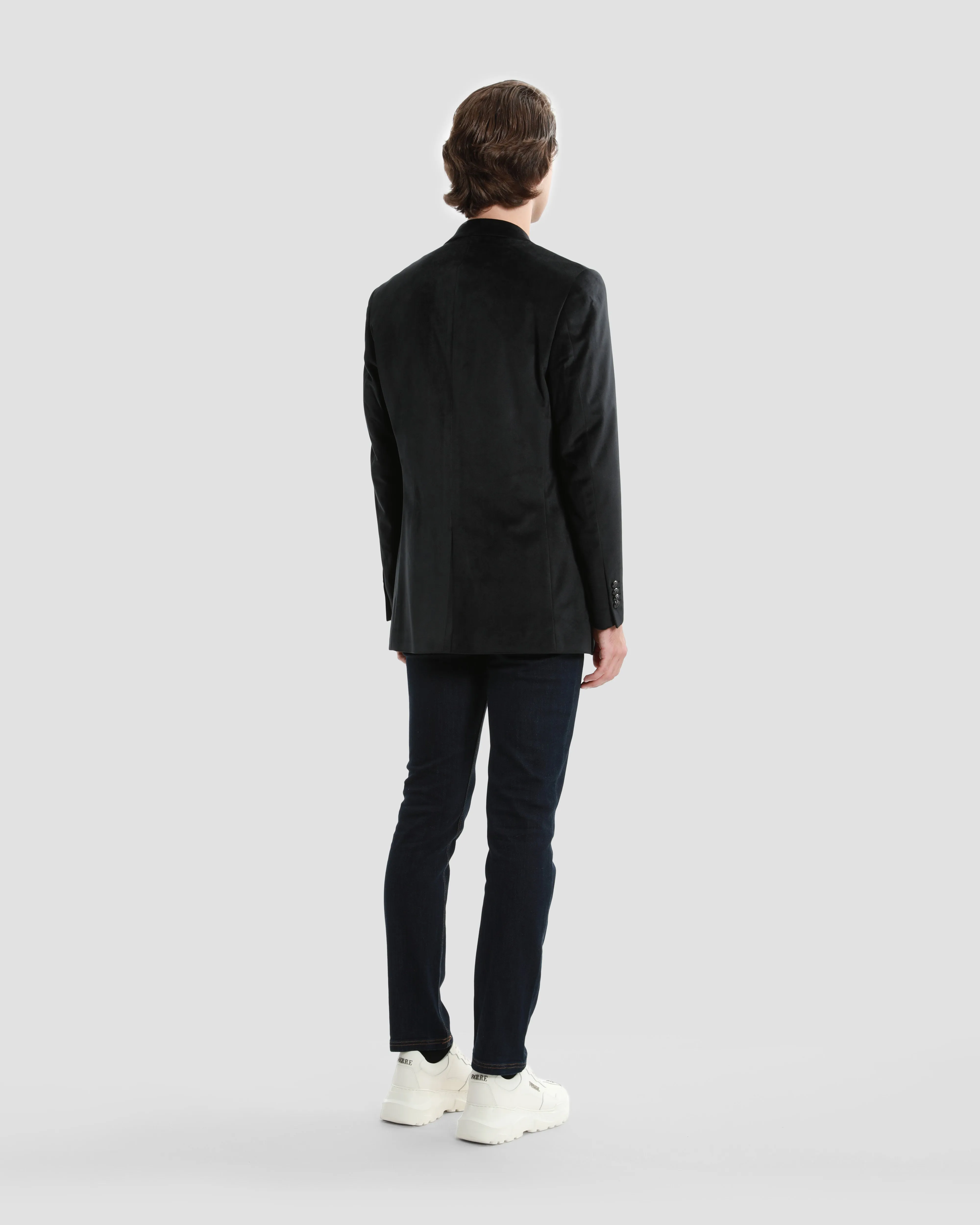 Leather Necklined Blazer