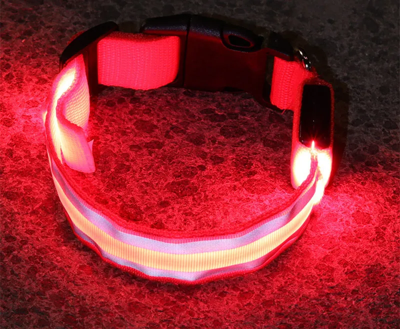LED Luminous Dog Collar – Anti-Lost Safety Collar for Pets