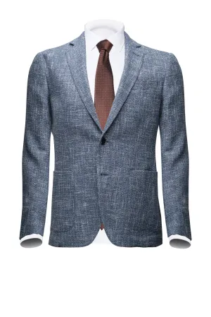Light Blue Cotton Blazer