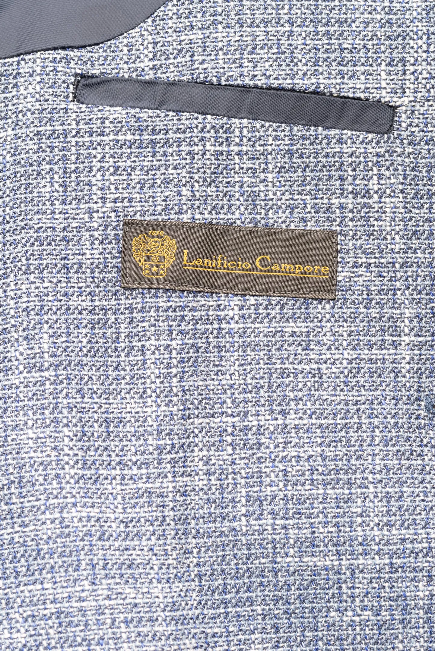 Light Blue Cotton Blazer