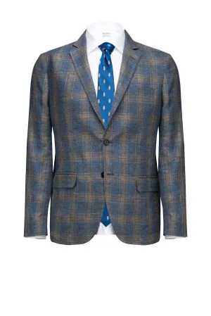 Light Blue/Sand Linen Blazer