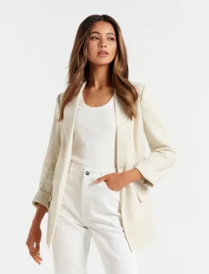 Lila Linen Blazer