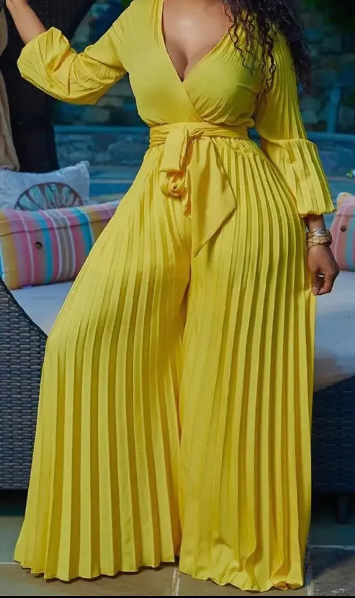 Loni Pleated Jumpsuit