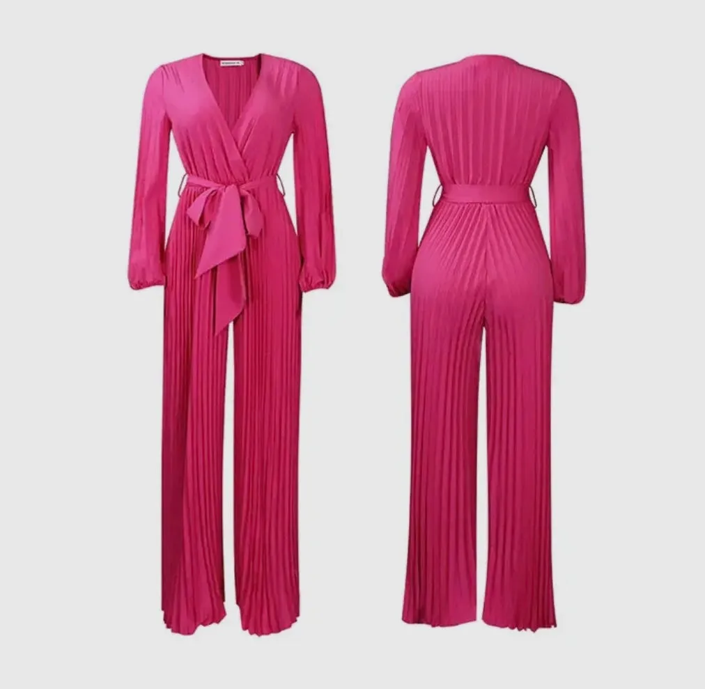 Loni Pleated Jumpsuit