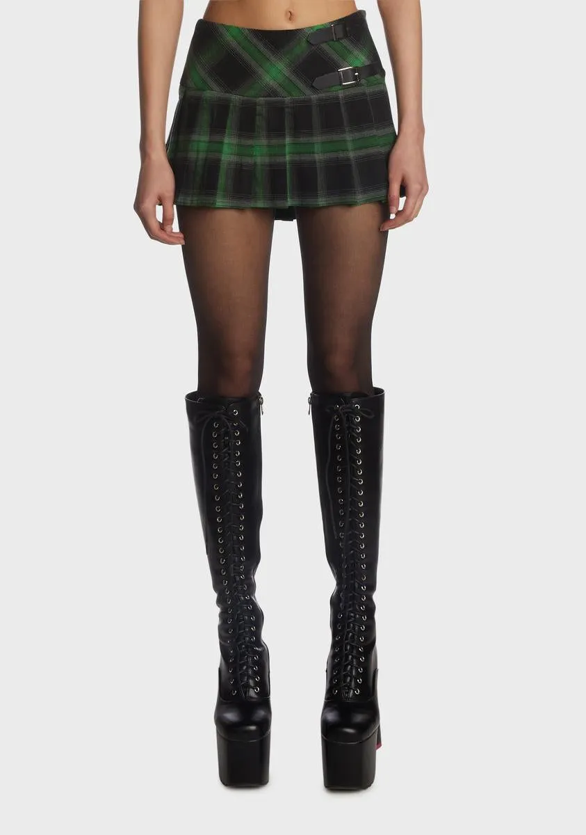 Lush Love Spiral Micro Mini Skirt