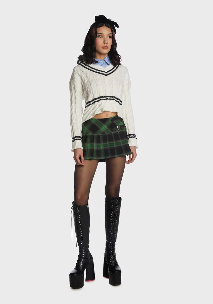 Lush Love Spiral Micro Mini Skirt