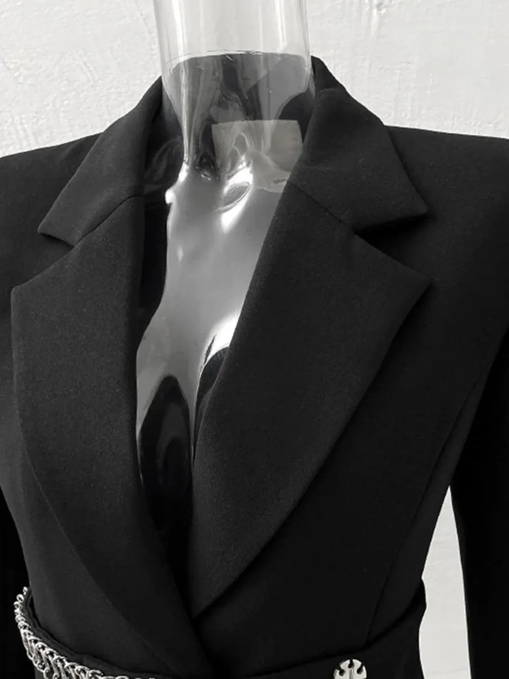 MAIKANE Blazer Dress w Chain