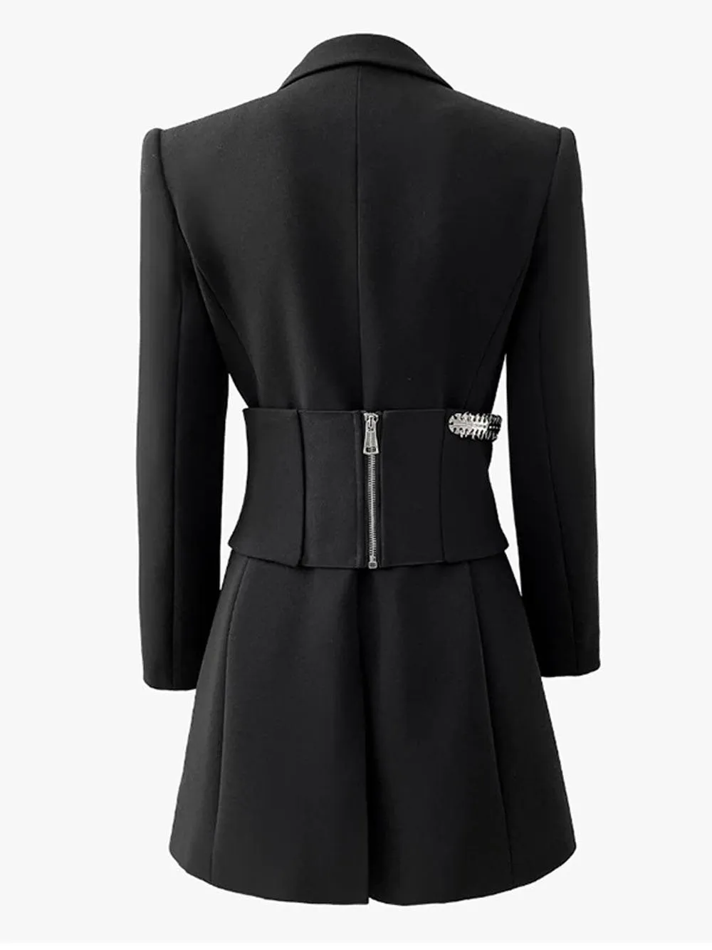MAIKANE Blazer Dress w Chain