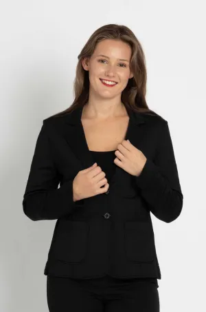 Marc Cain - Blazer w/ Logo Hem Back