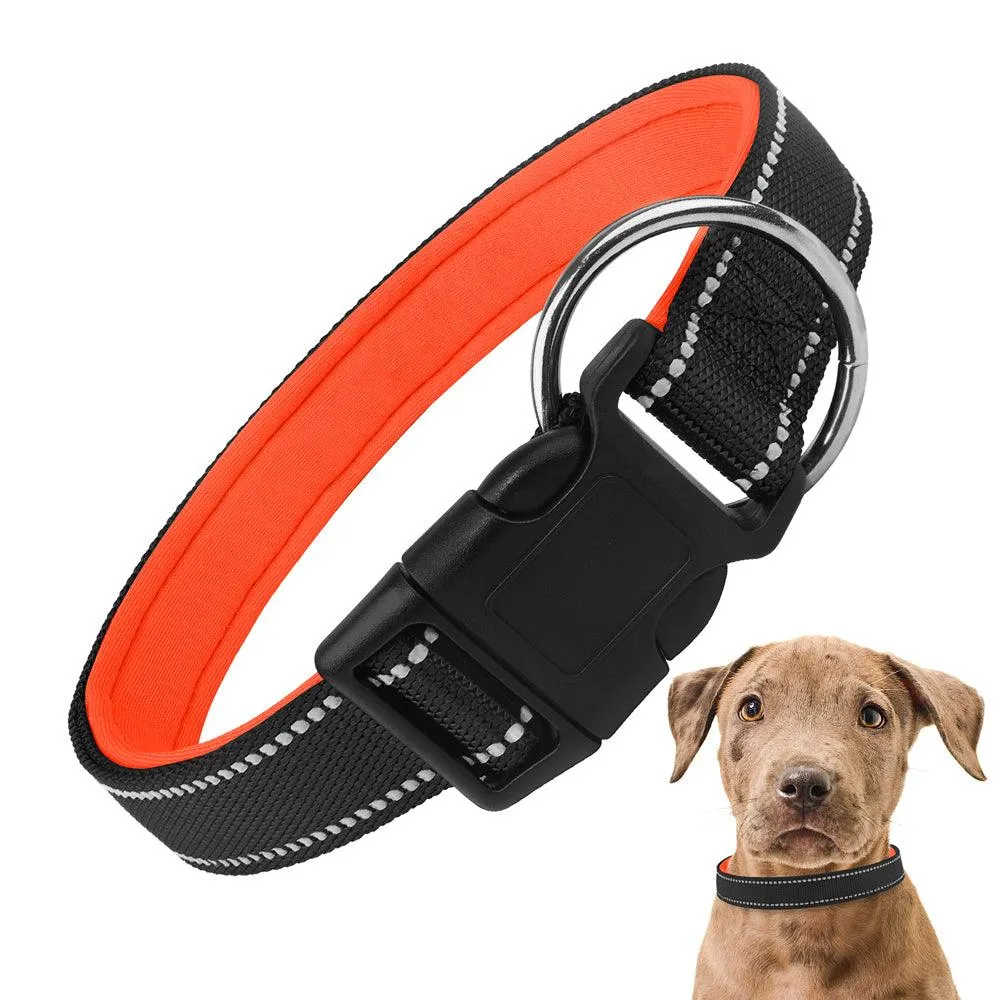 MASBRILL Custom Reflective Dog Collar