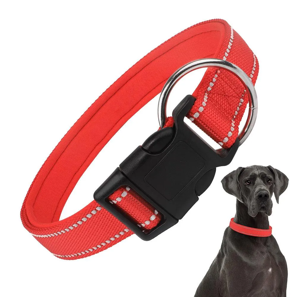 MASBRILL Custom Reflective Dog Collar