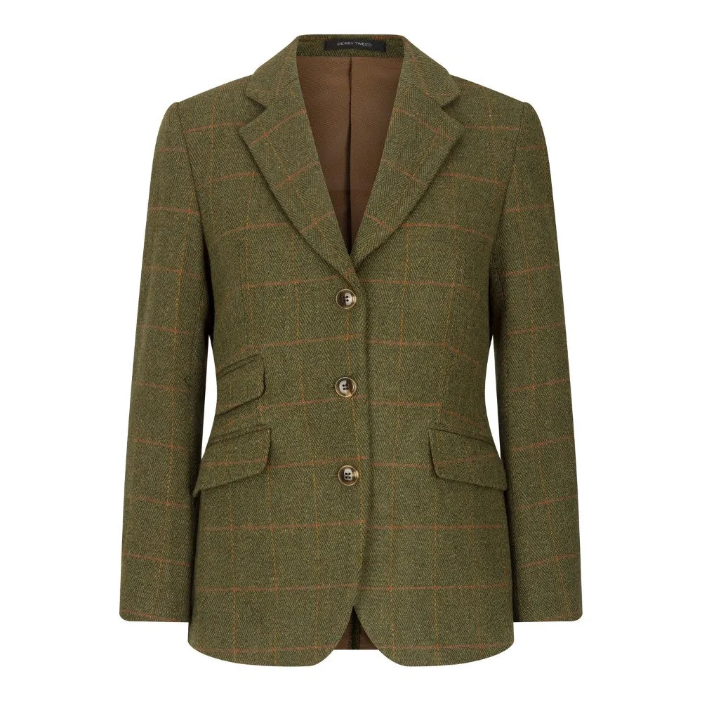 Mayland ladies hacking jacket, tweed, mørk grøn