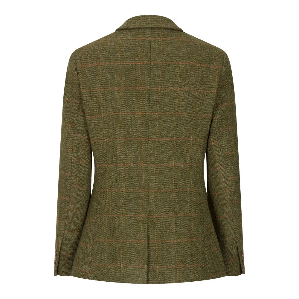 Mayland ladies hacking jacket, tweed, mørk grøn