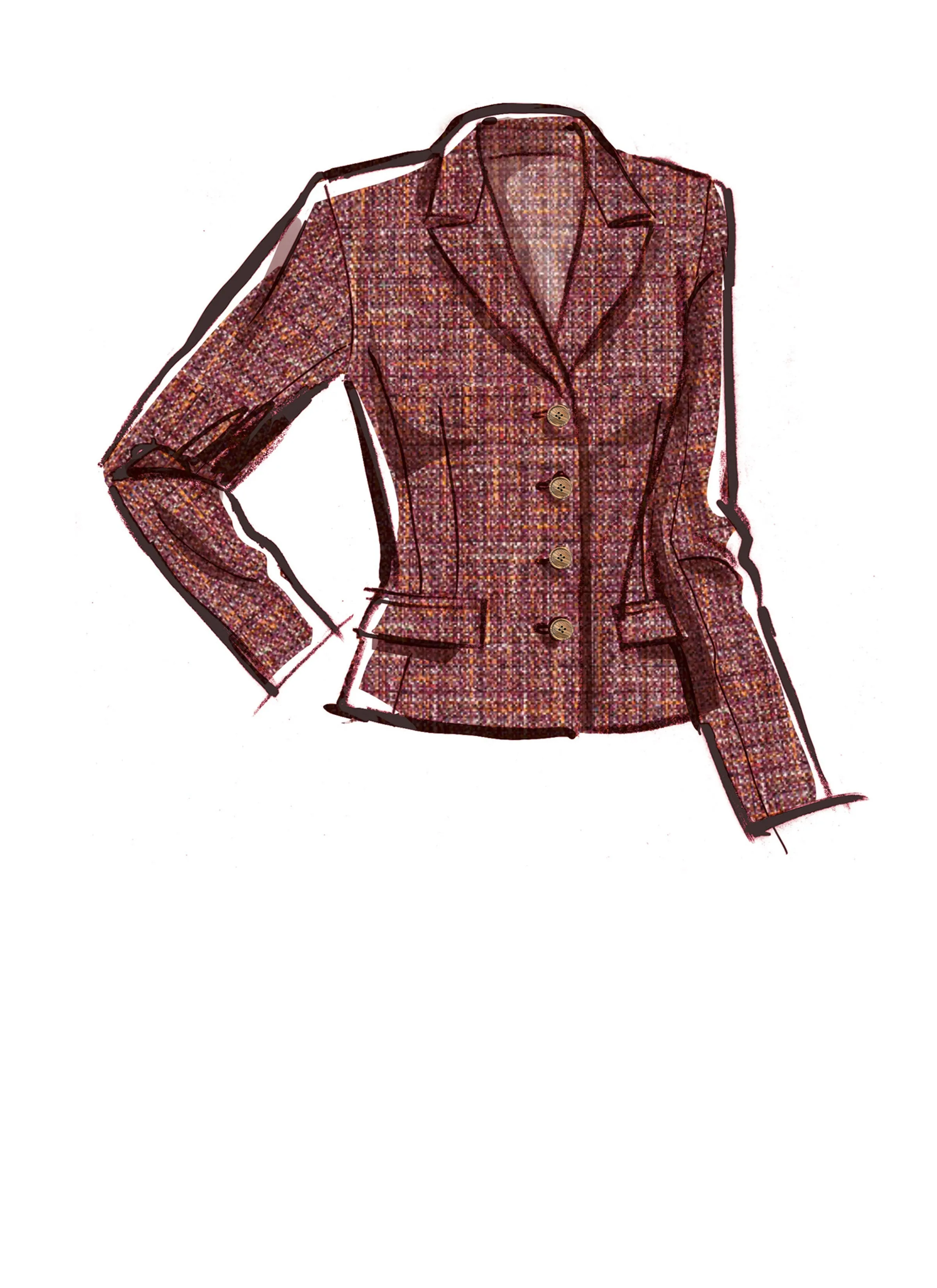 McCall's Sewing Pattern M8350 Blazer and Waistcoat by Melissa Watson