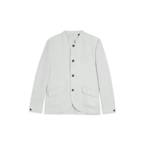 Men Mmj-Radioj-Nerhu Collar Herringbone Workwear Blazer - Natural