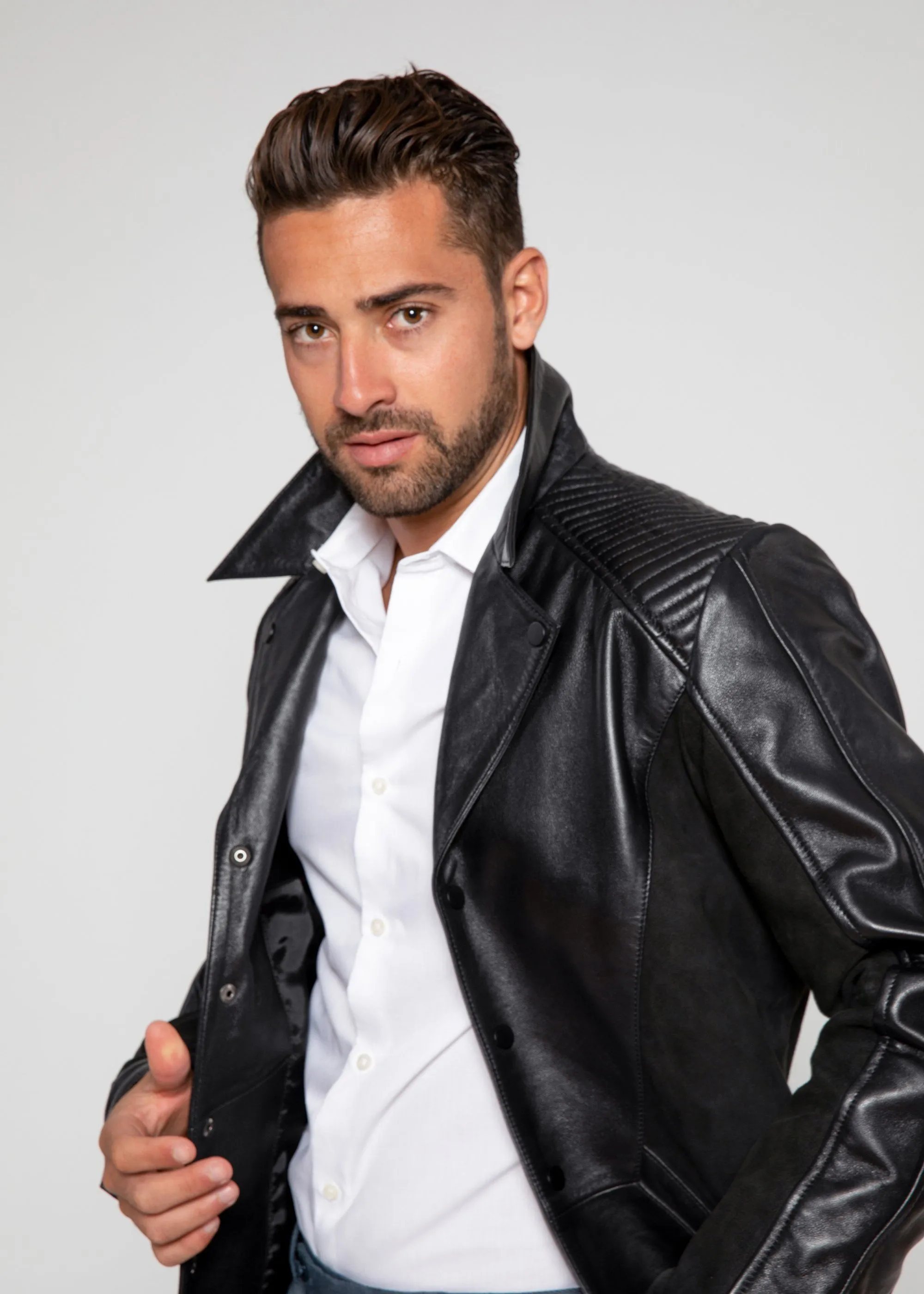 Men's Tormund Suede Leather Blazer