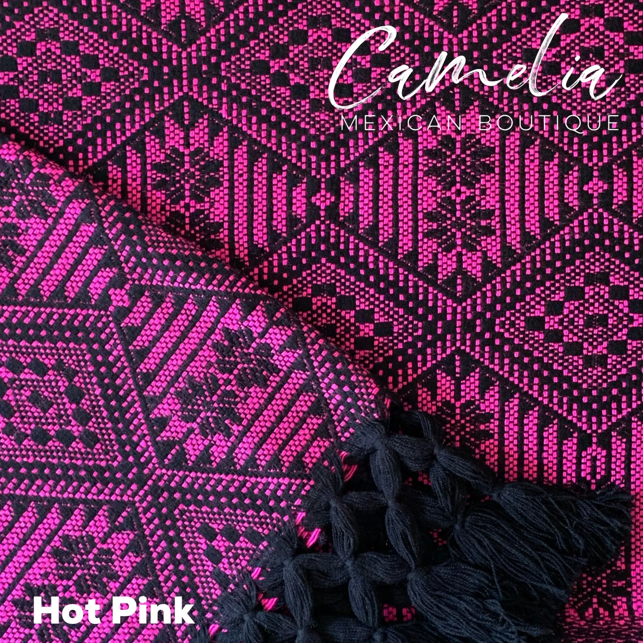 Mexican Poncho with Fringe