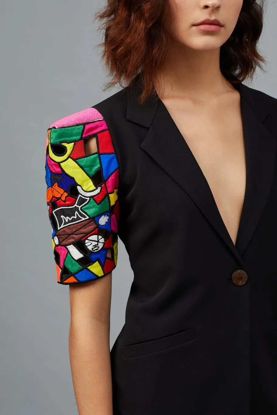 M.F. HUSSAIN BOX SLEEVE JACKET CO-ORD
