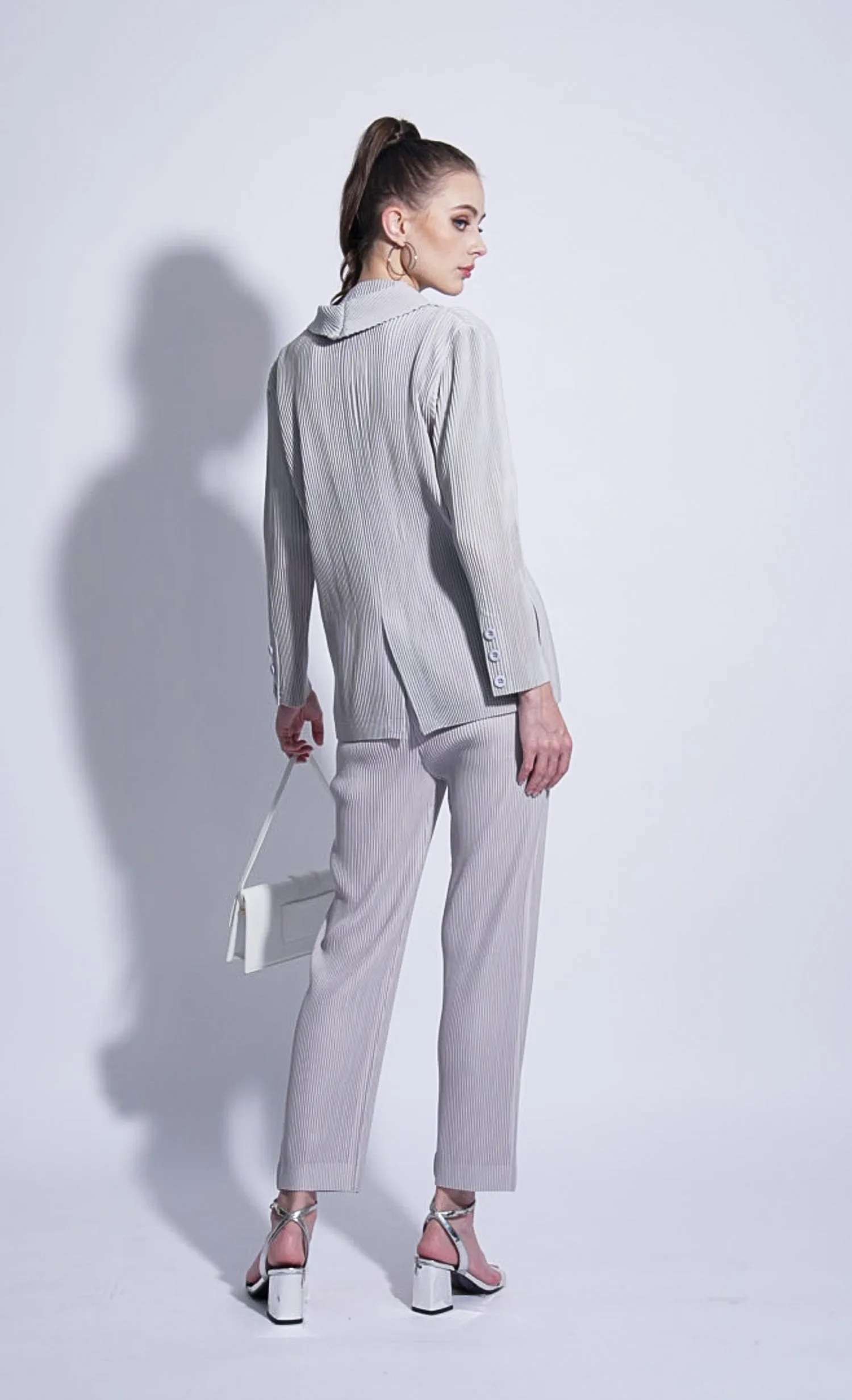 Miss Dandy Blazer in Pearl Gray